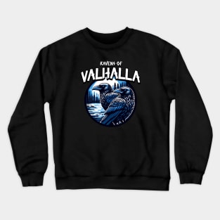 Valhalla Vikings Symbol: Ravens of Valhalla Crewneck Sweatshirt